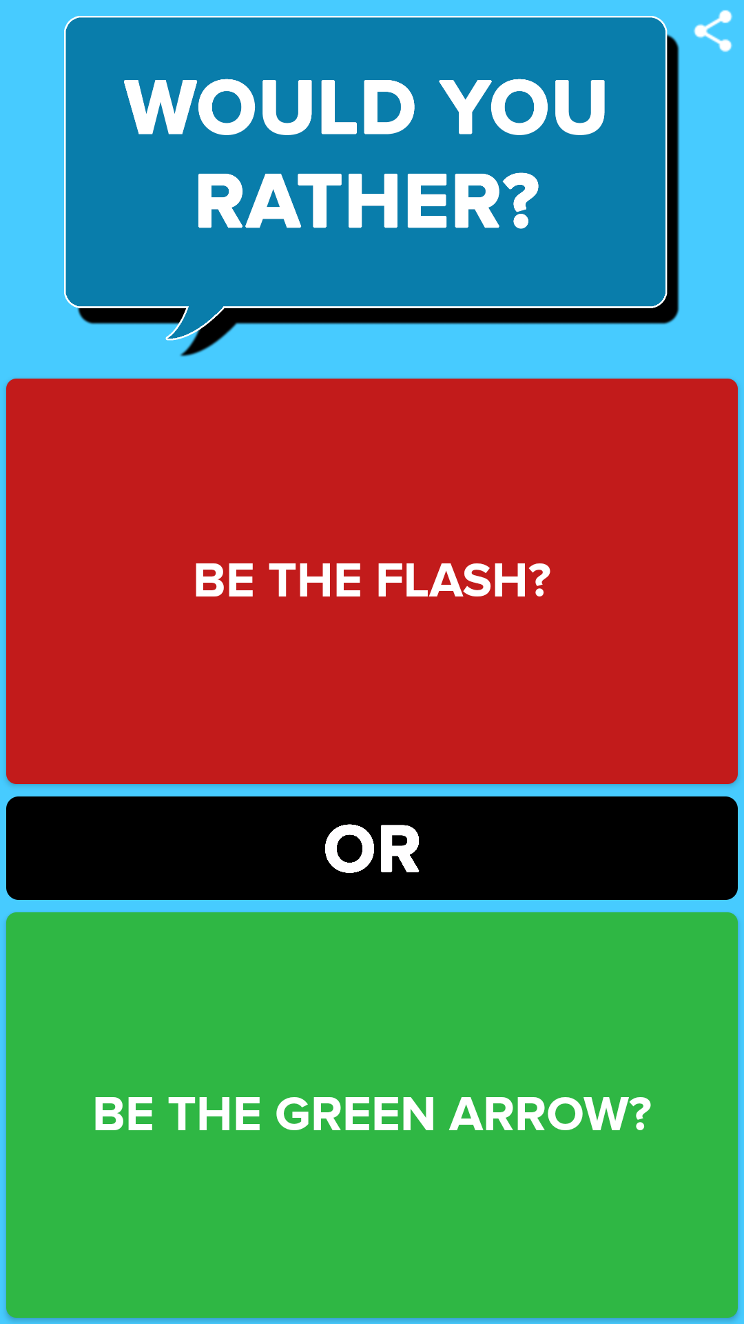 Would You Rather? Game Screenshot