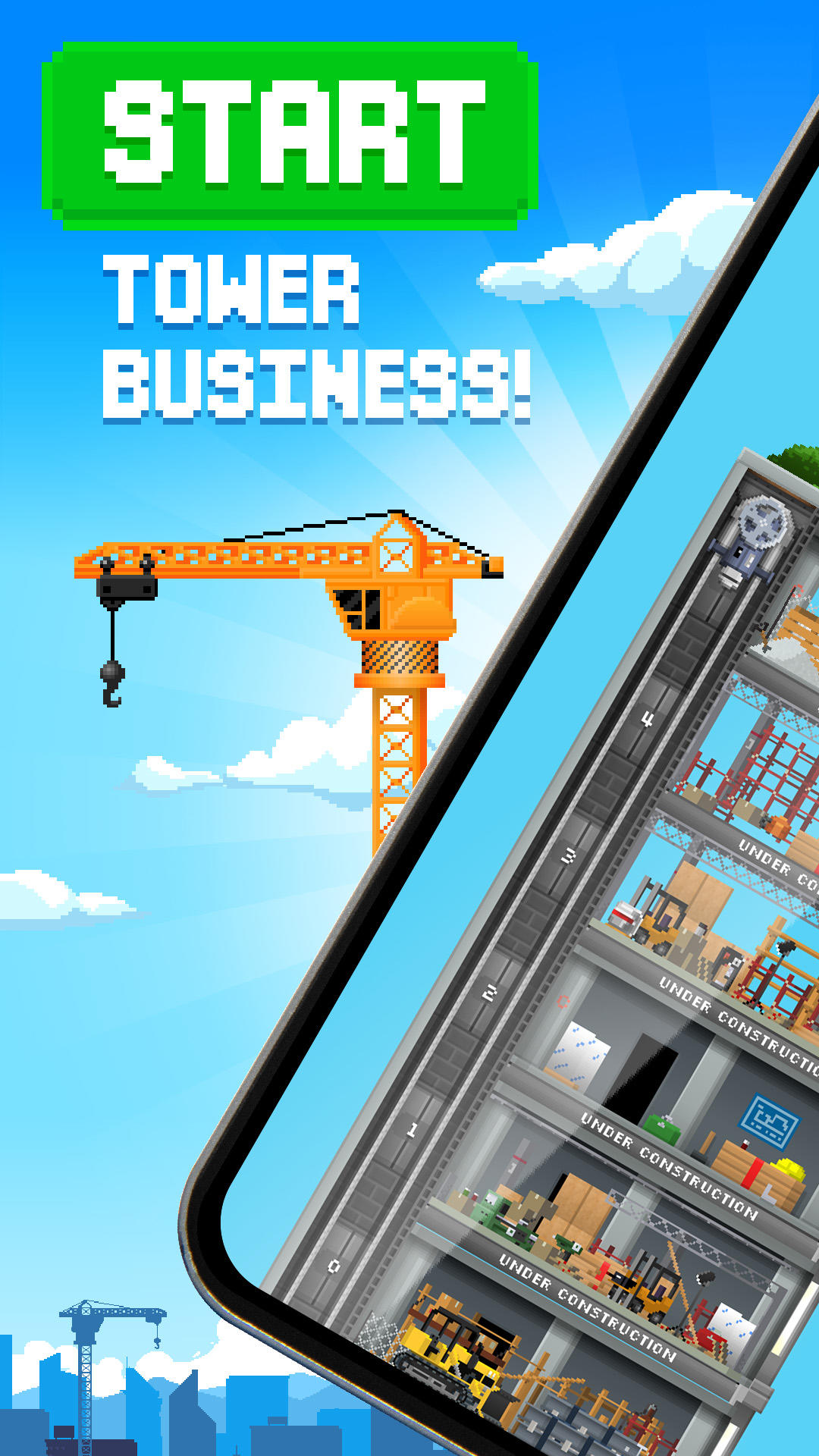 Tiny Tower: Tap Idle Evolution Game Screenshot