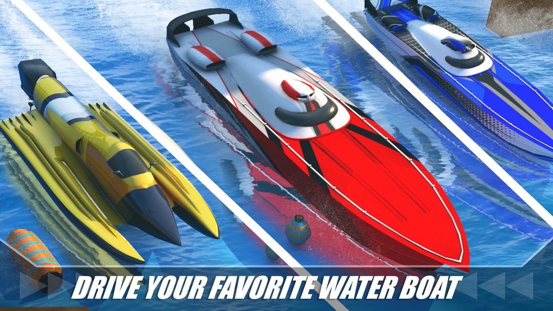 Screenshot of Water Boat Racing Simulator 3D