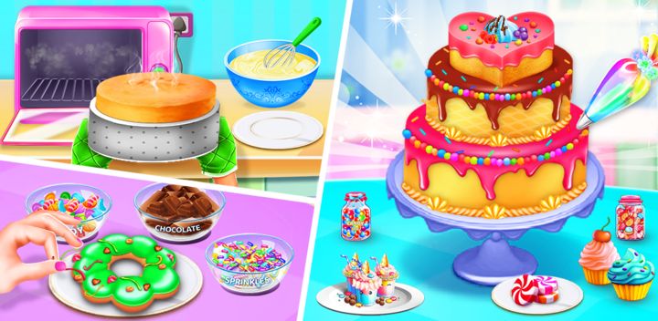 Cake Maker Jogo de Culinária de Donut versão móvel andróide iOS apk baixar  gratuitamente-TapTap