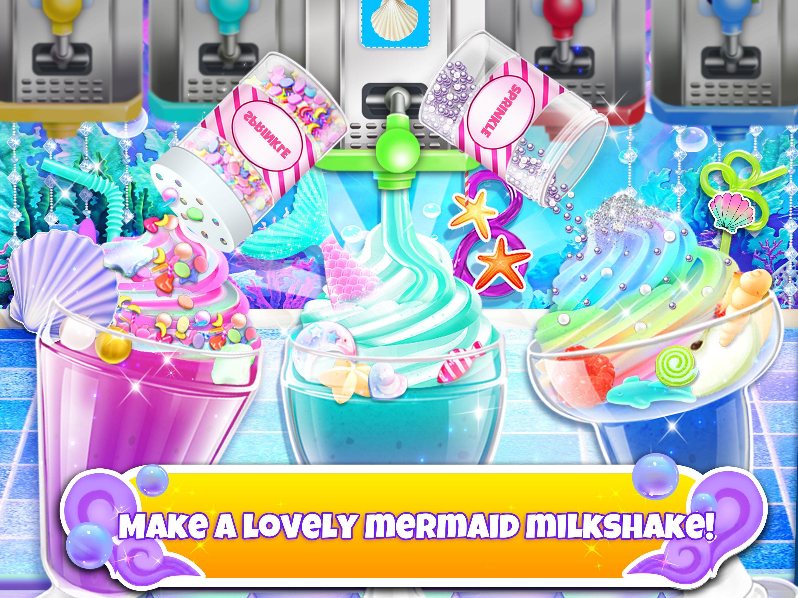 Unicorn Chef: Mermaid Mermicorn Girl Cooking Games Game Screenshot