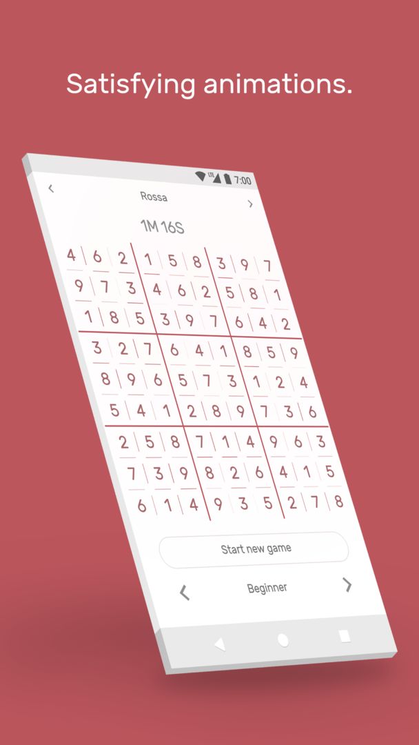 Sudoku - The Clean One ภาพหน้าจอเกม