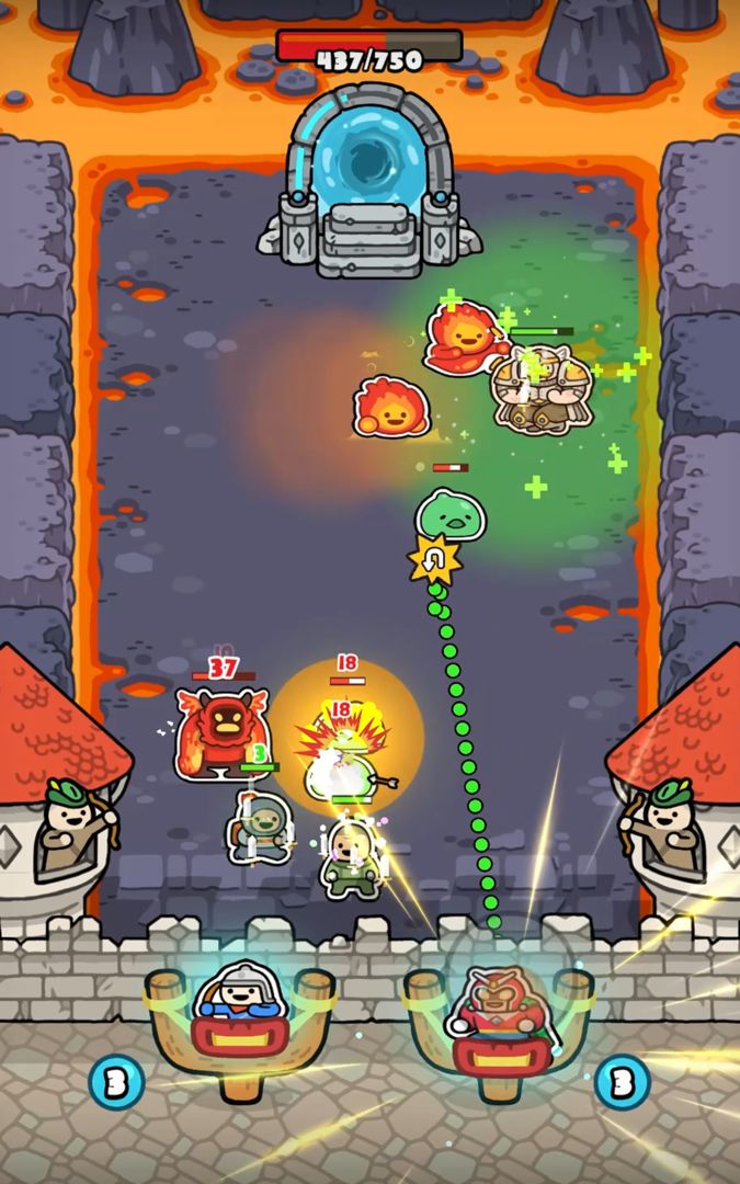 Smash Kingdom : Slingshot Action Defense screenshot game