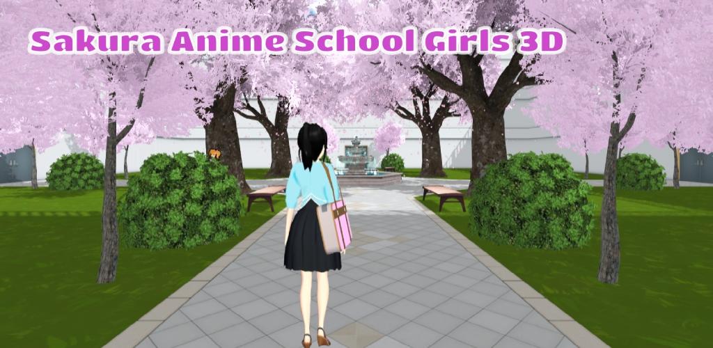 Banner of Anime lycée filles 3D 1.0