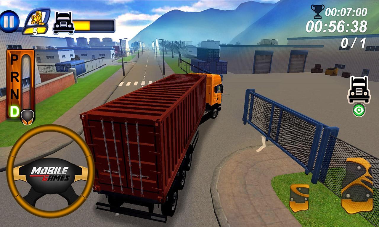 Screenshot 1 of Simulateur de stationnement de camions 2017 1.1
