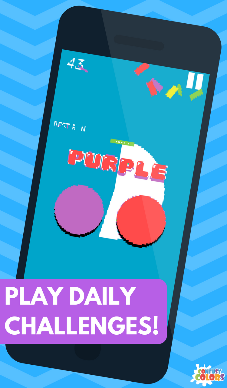 Screenshot of Confusy Colors - train your brain for free
