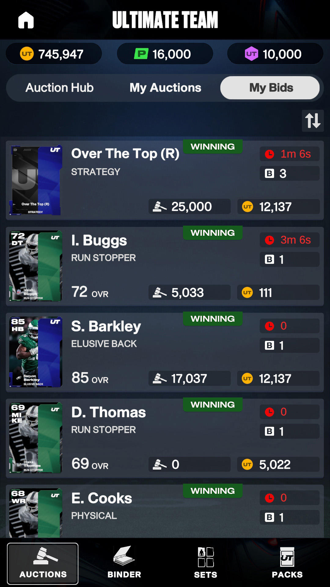 Captura de Tela do Jogo Madden NFL 26 Companion