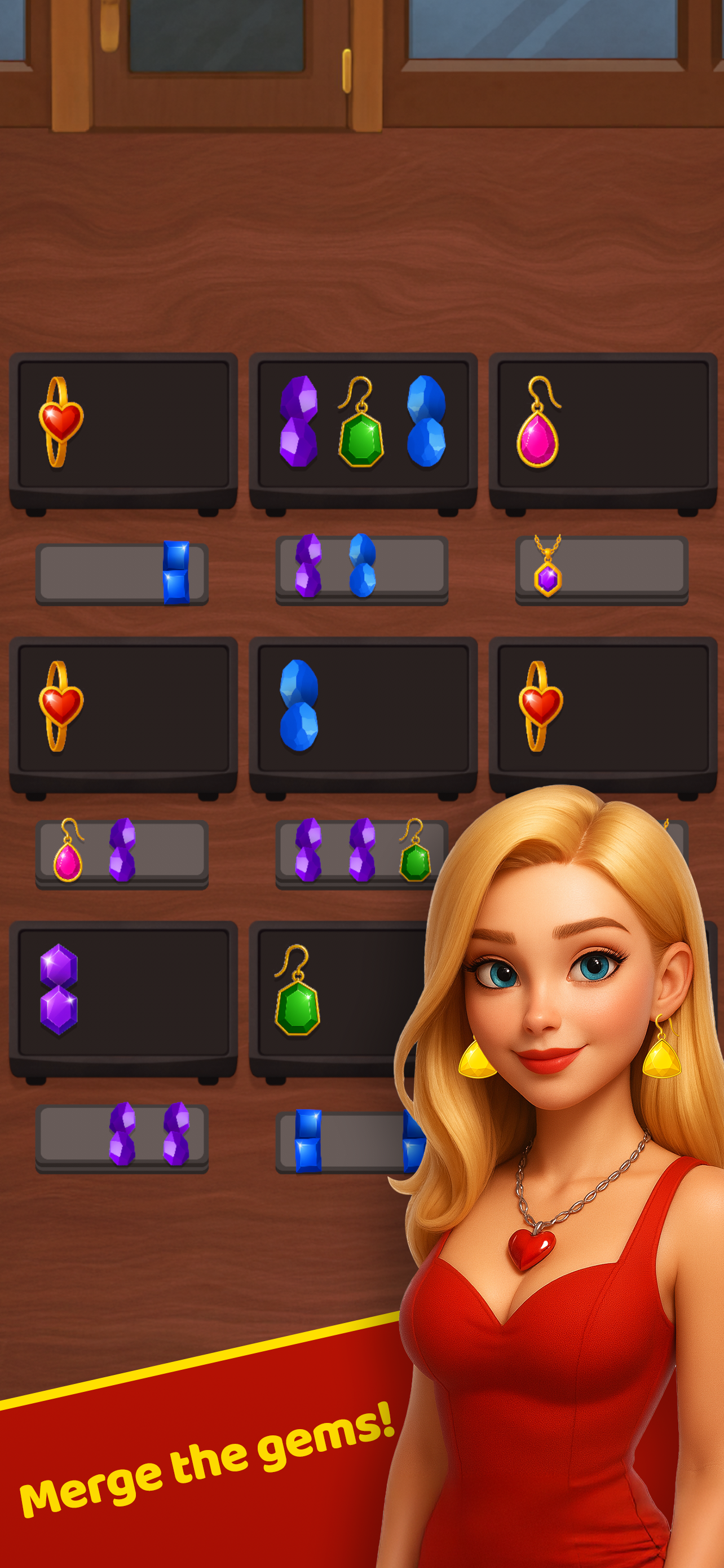Jewelry Match Game Screenshot