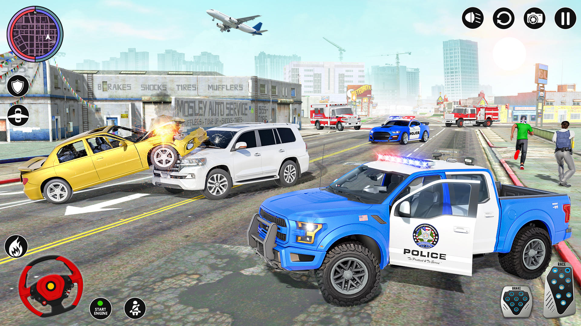 Police Car Chase 3D Cop Games android iOS-TapTap