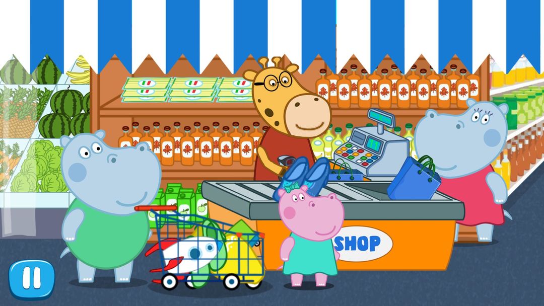 Kids Supermarket: Shopping ภาพหน้าจอเกม
