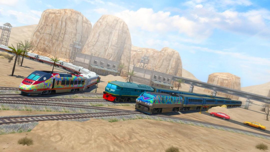 Train Driving - Train Sim 게임 스크린 샷