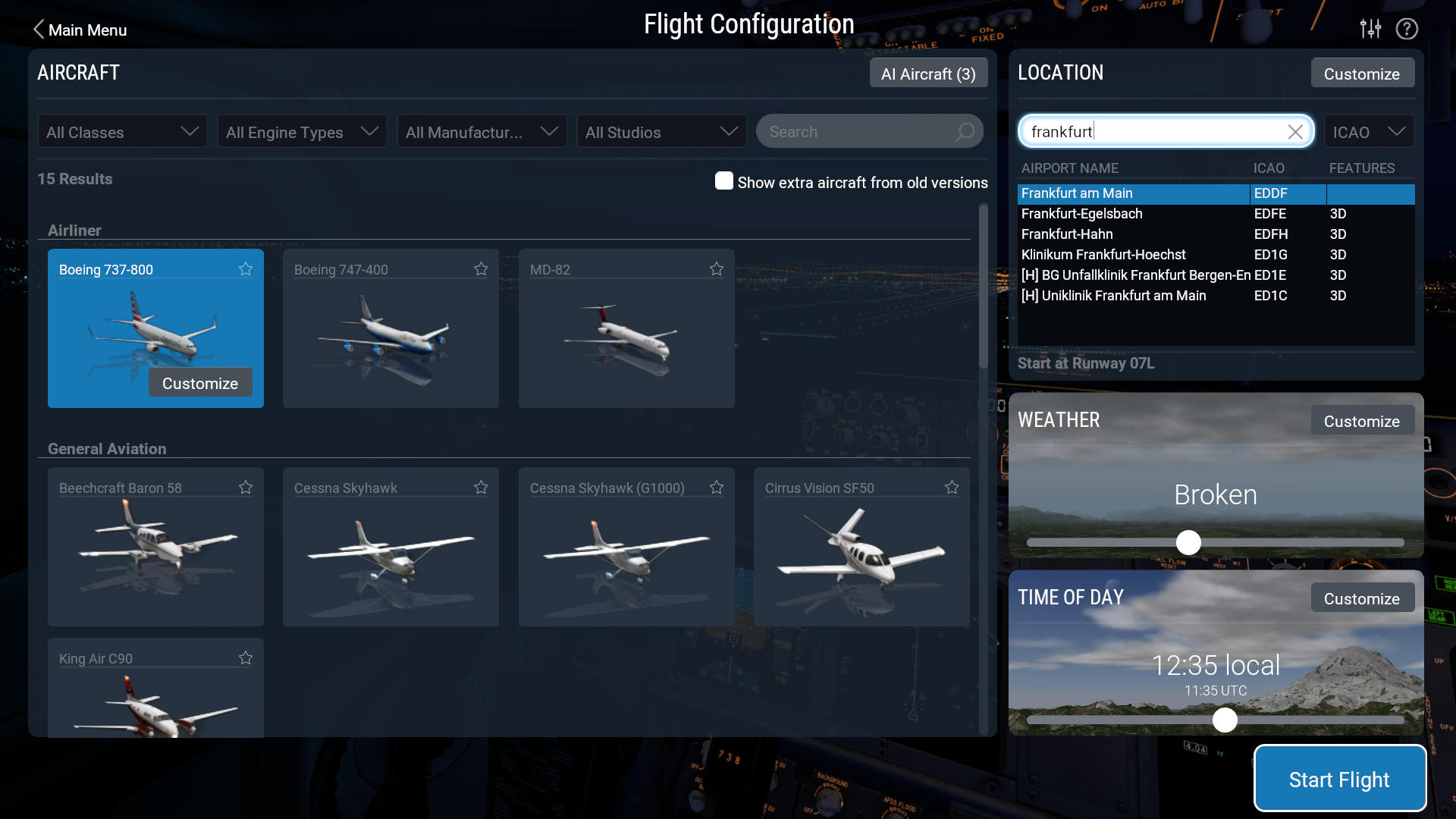 X-Plane 11 Game Screenshot