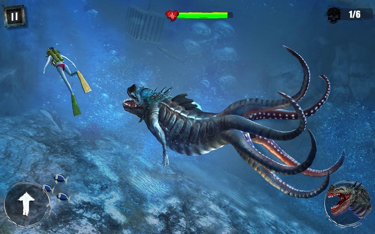 Sea Dragon Simulator 게임 스크린샷