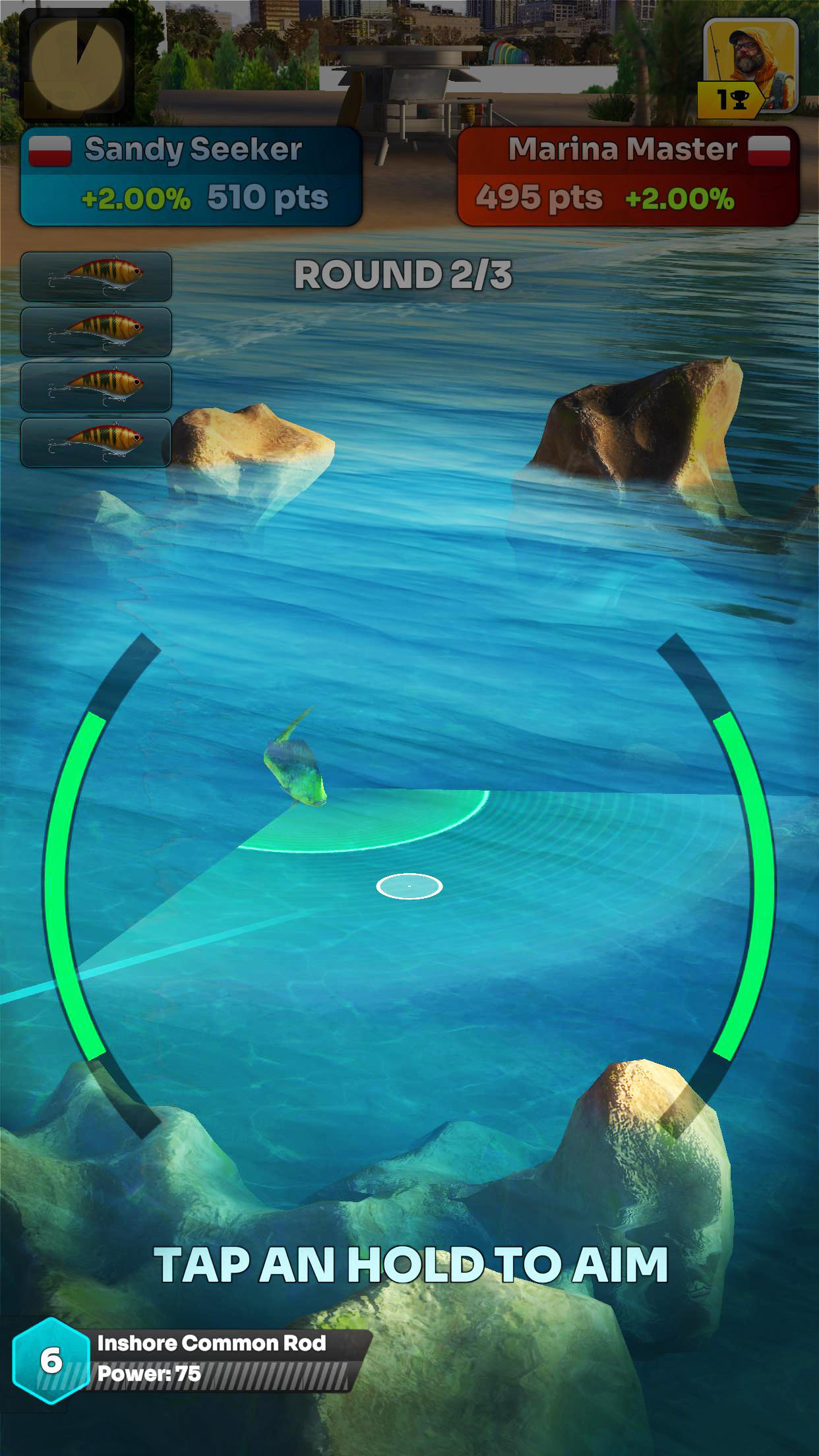 Fishing Champions: casual game Game Screenshot