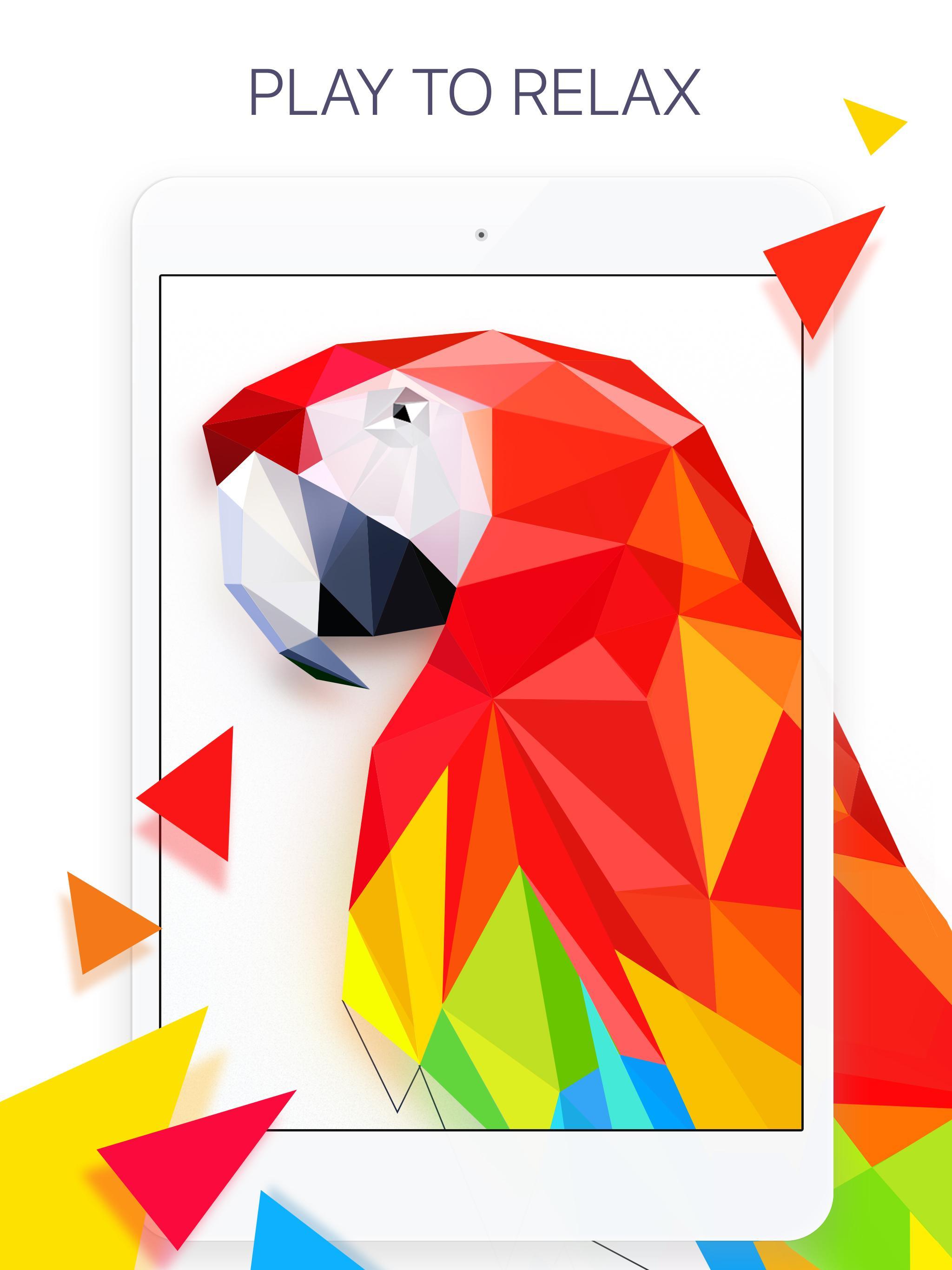 Poly - Coloring Puzzle Art Book Game Screenshot