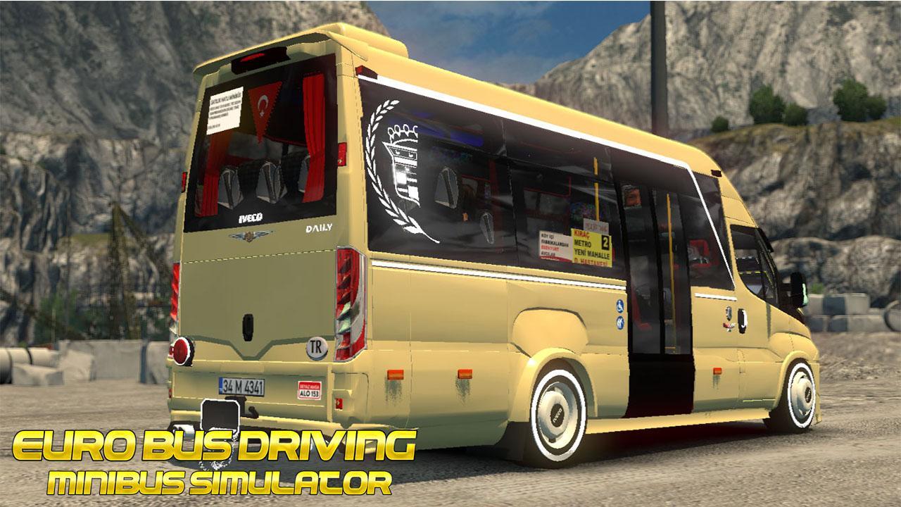 Screenshot 1 of 유로 버스 미니 버스 시뮬레이터 2020 : 버스 운전 시뮬레이션 1.0.2
