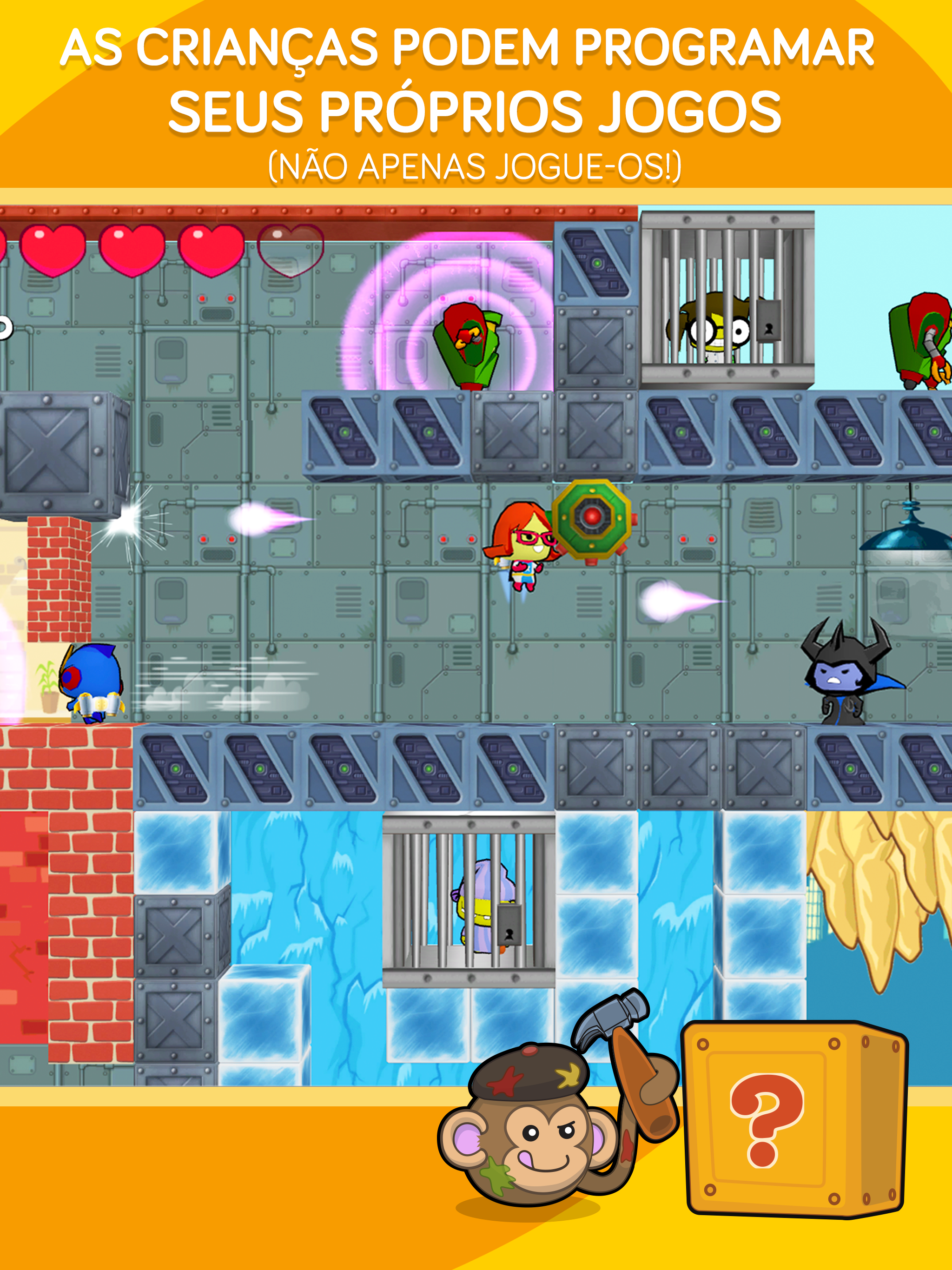 Captura de Tela do Jogo codeSpark codificação infantil