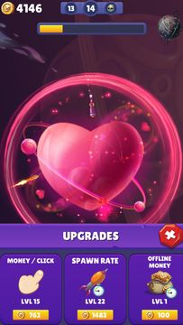 Idle Space Destroyer Game Screenshot