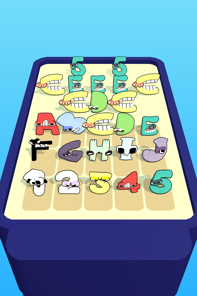 Screenshot of Merge Alphabet: Monster Fusion