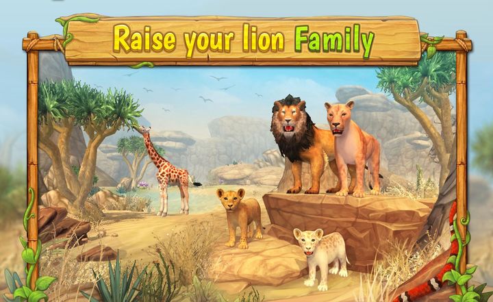 Screenshot 1 of Lion Family Sim Online - Animal Simulator 4.2