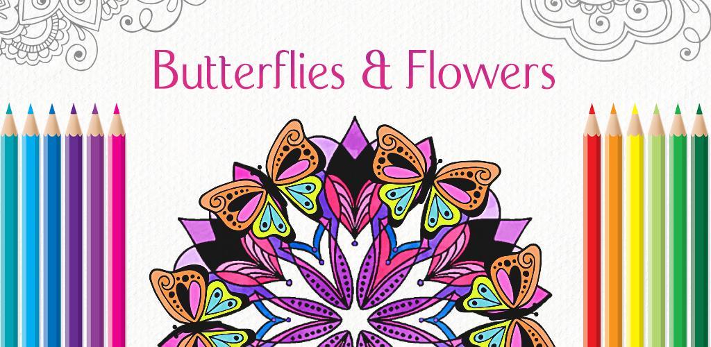 Banner of Terapia de arte de mariposas y flores 1.2