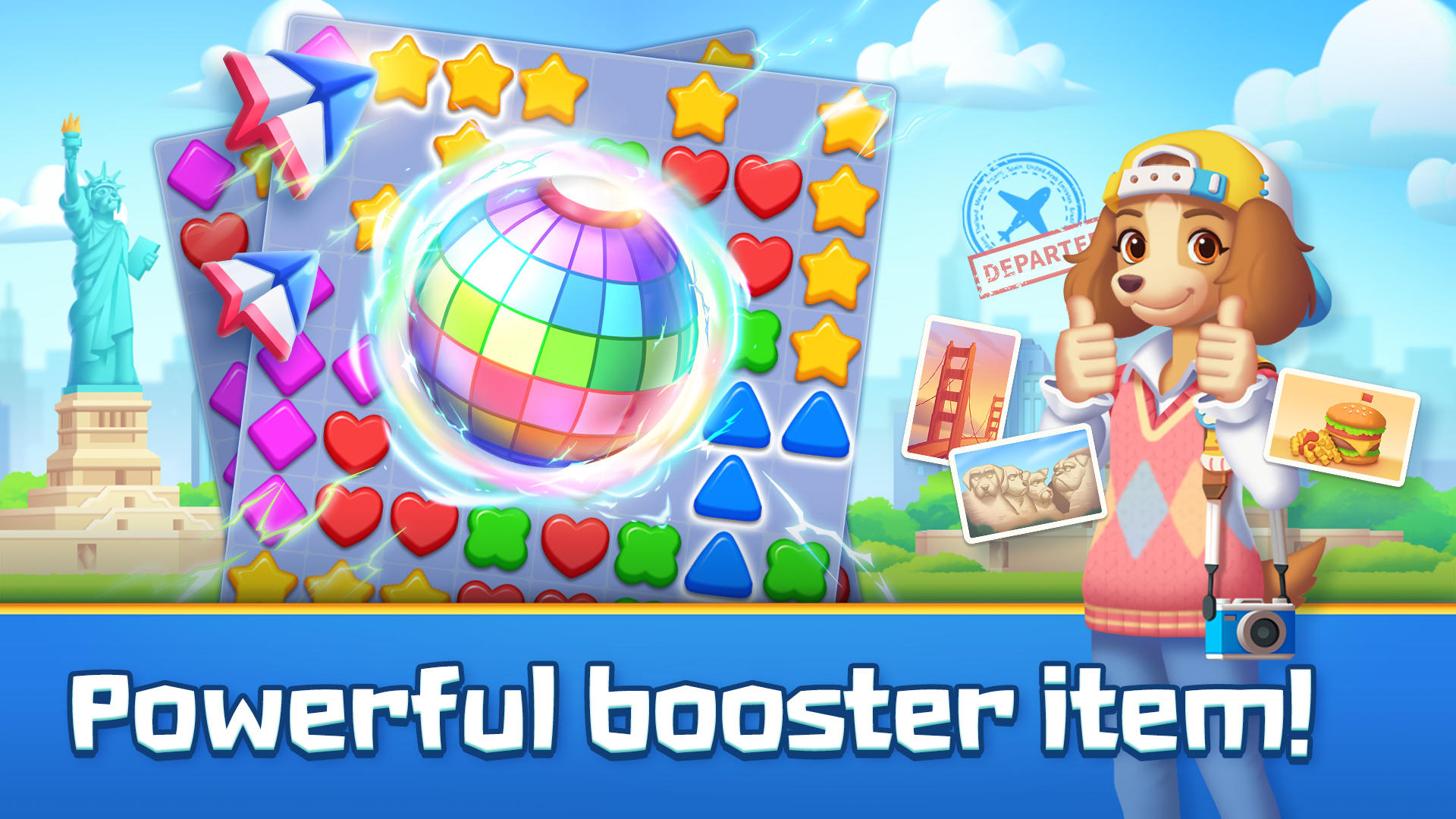 Match Puzzle Travel Game Screenshot