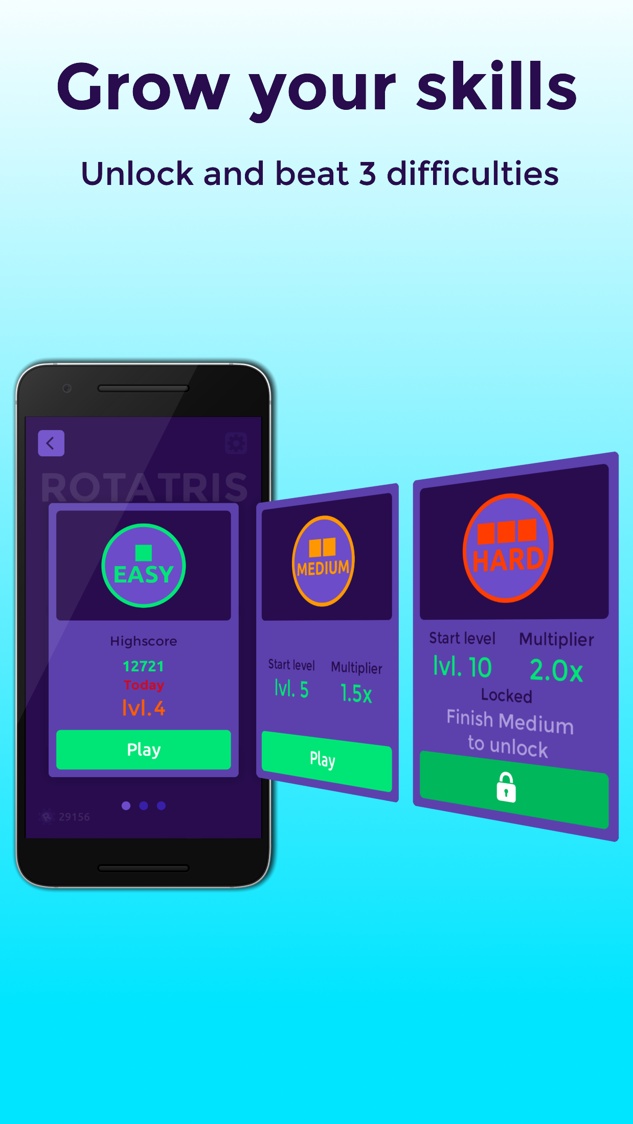 Rotatris – Color block puzzle ภาพหน้าจอเกม