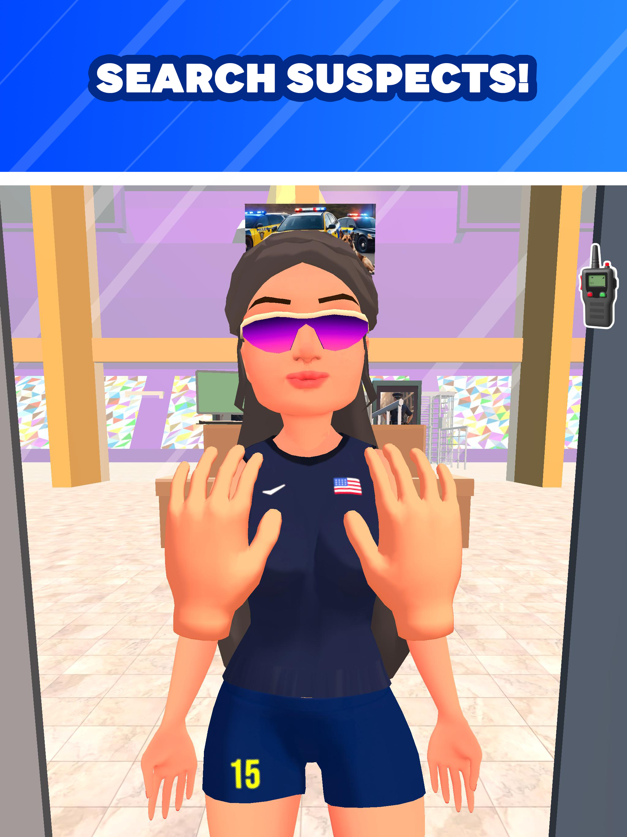 Sport Defender - Police Game Game Screenshot