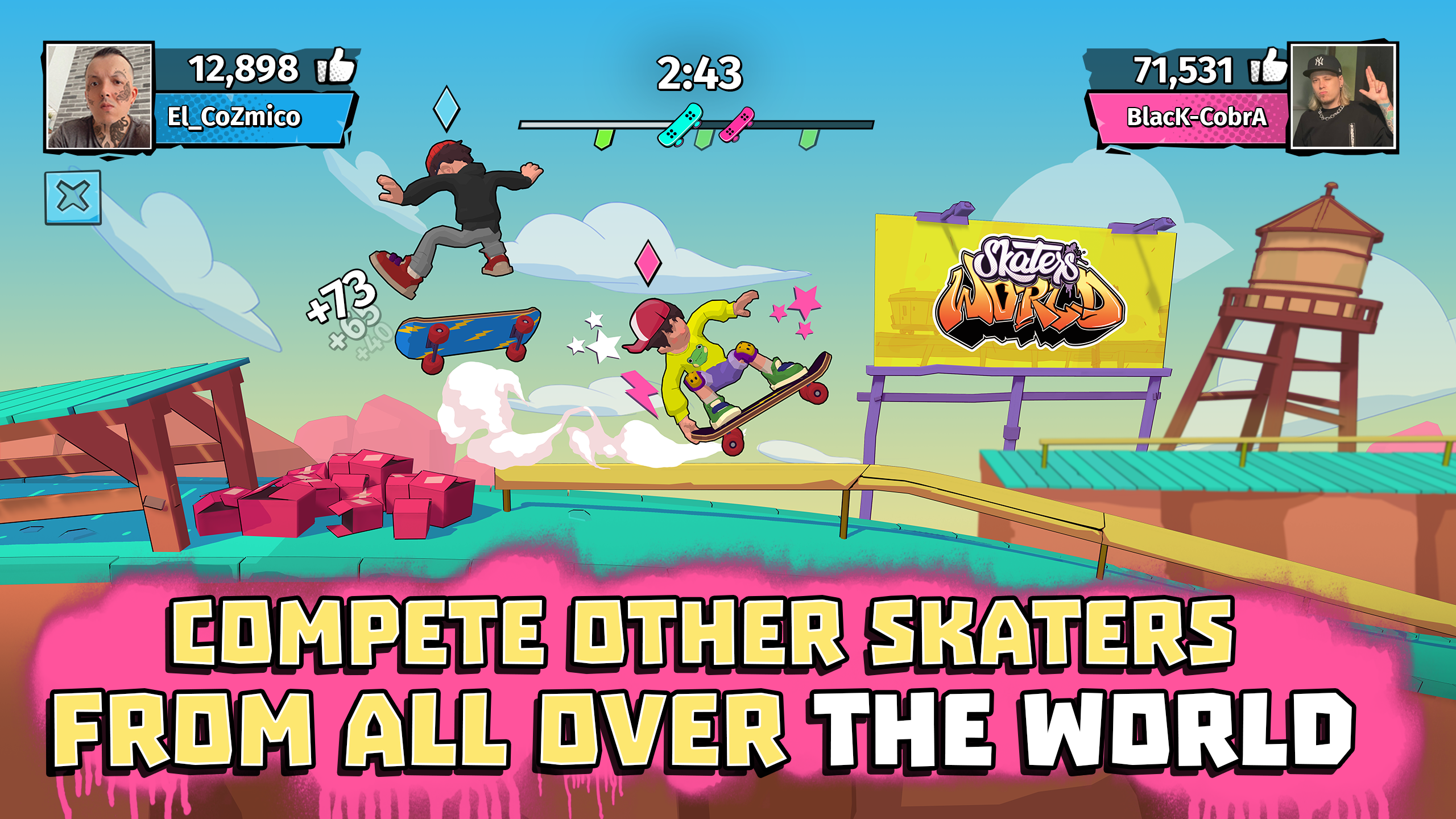 Skaters World screenshot game