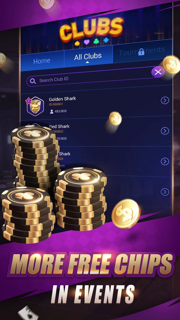 Screenshot of Online Poker Club-Free Games