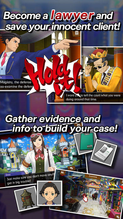 Ace Attorney Spirit of Justice ภาพหน้าจอเกม