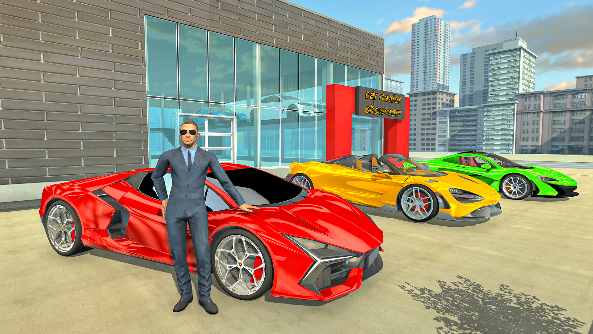 Car Dealer Car Saler Simulator Game Screenshot