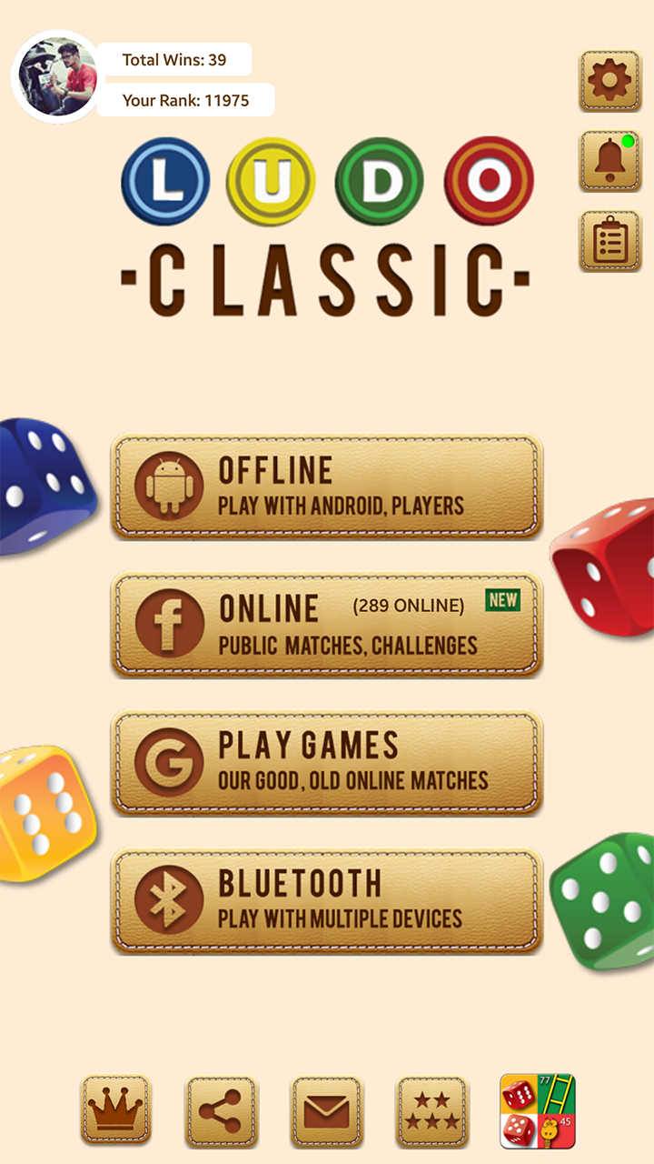 Cuplikan Layar Game Ludo Classic