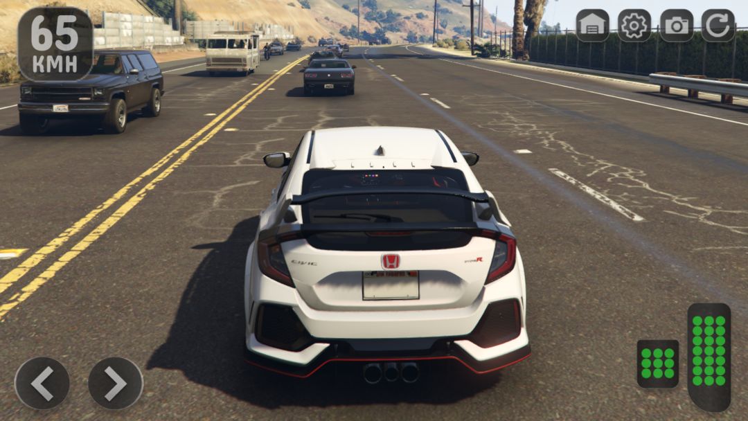 Screenshot of Furious Racer: Honda Civic JDM