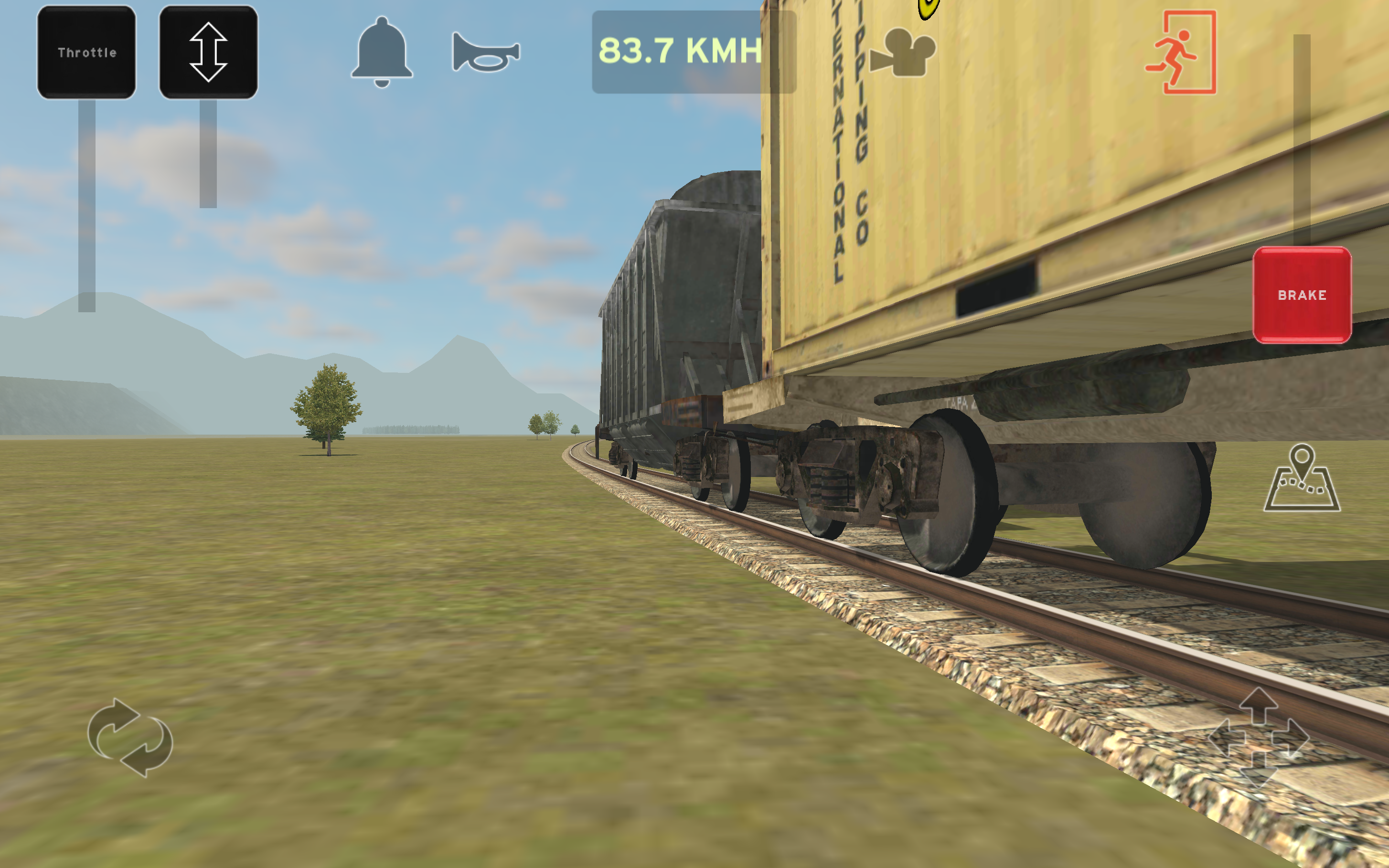 Train and rail yard simulator Game Screenshot