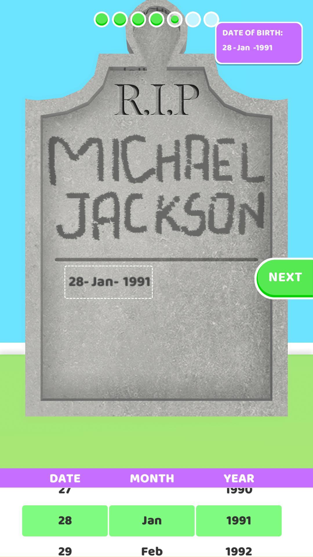 Grave Stone DIY Game Screenshot