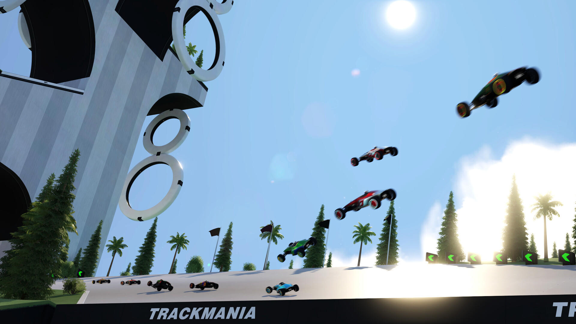Trackmania screenshot game