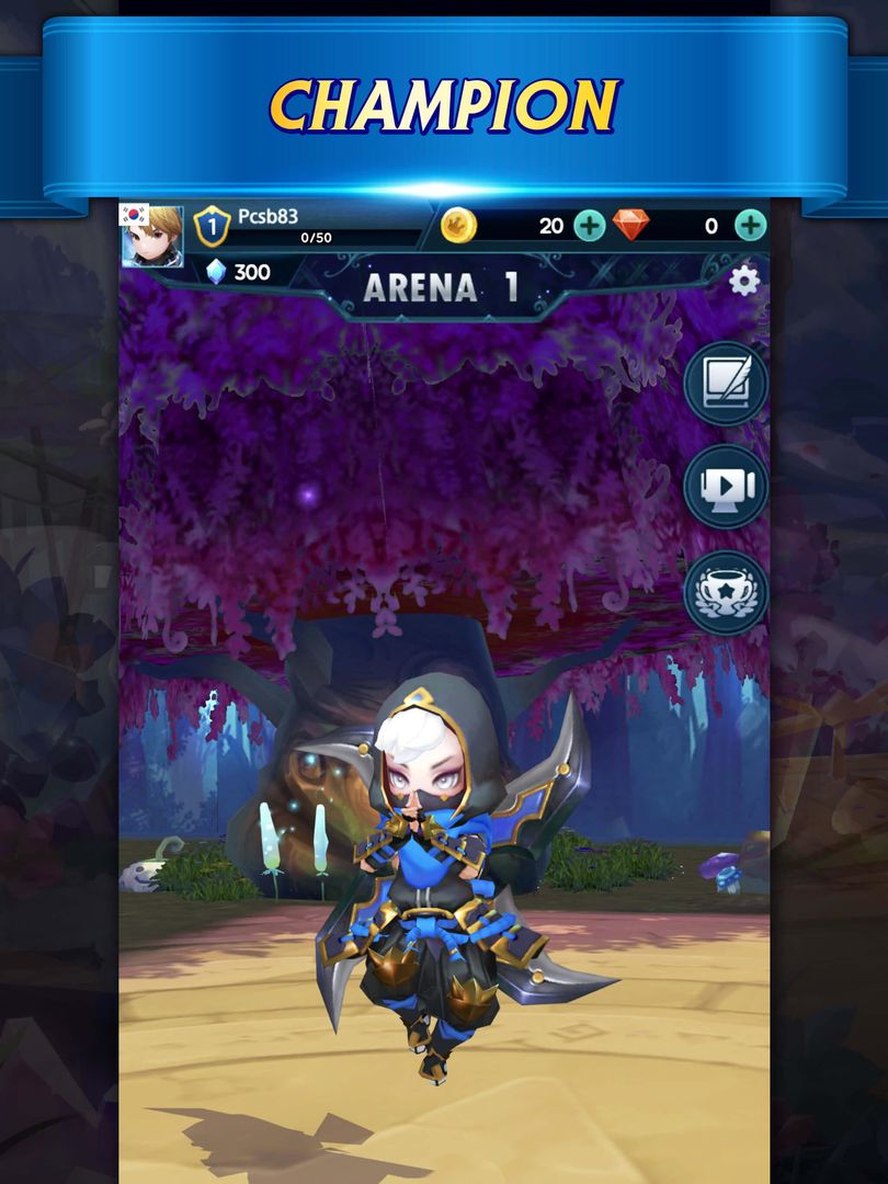 Screenshot of Fantasy Stars: Battle Arena