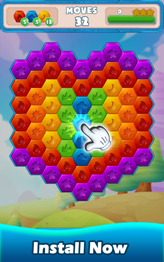 Cuplikan Layar Game Hexa