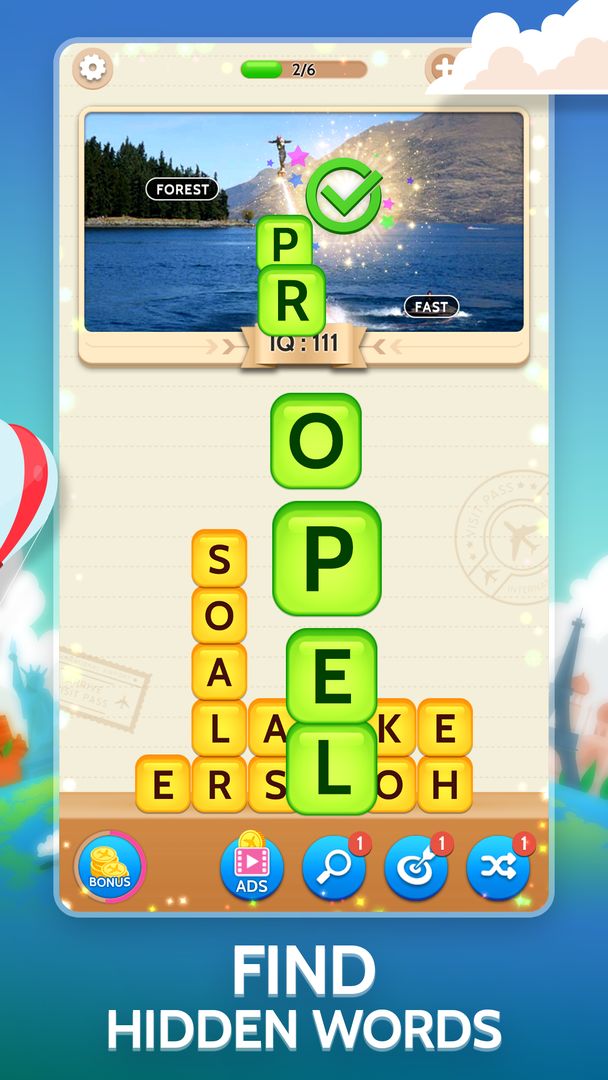 Screenshot of Word World: Genius Puzzle Game