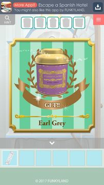 Escape a Tea Salon Game Screenshot