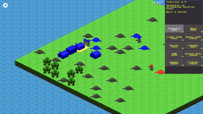 Captura de Tela do Jogo Click Commander