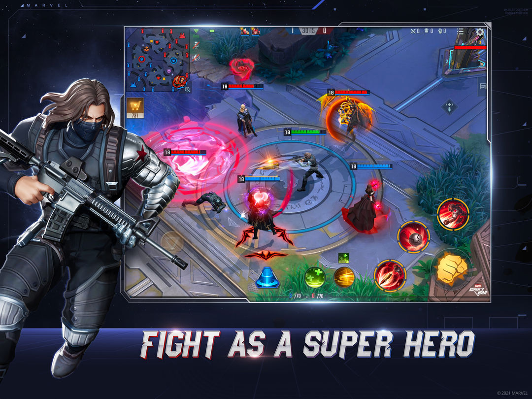 Screenshot of MARVEL Super War