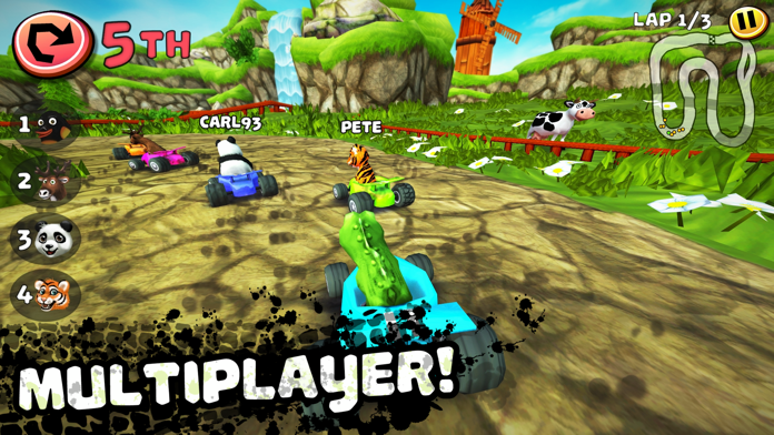 Safari Kart Game Screenshot