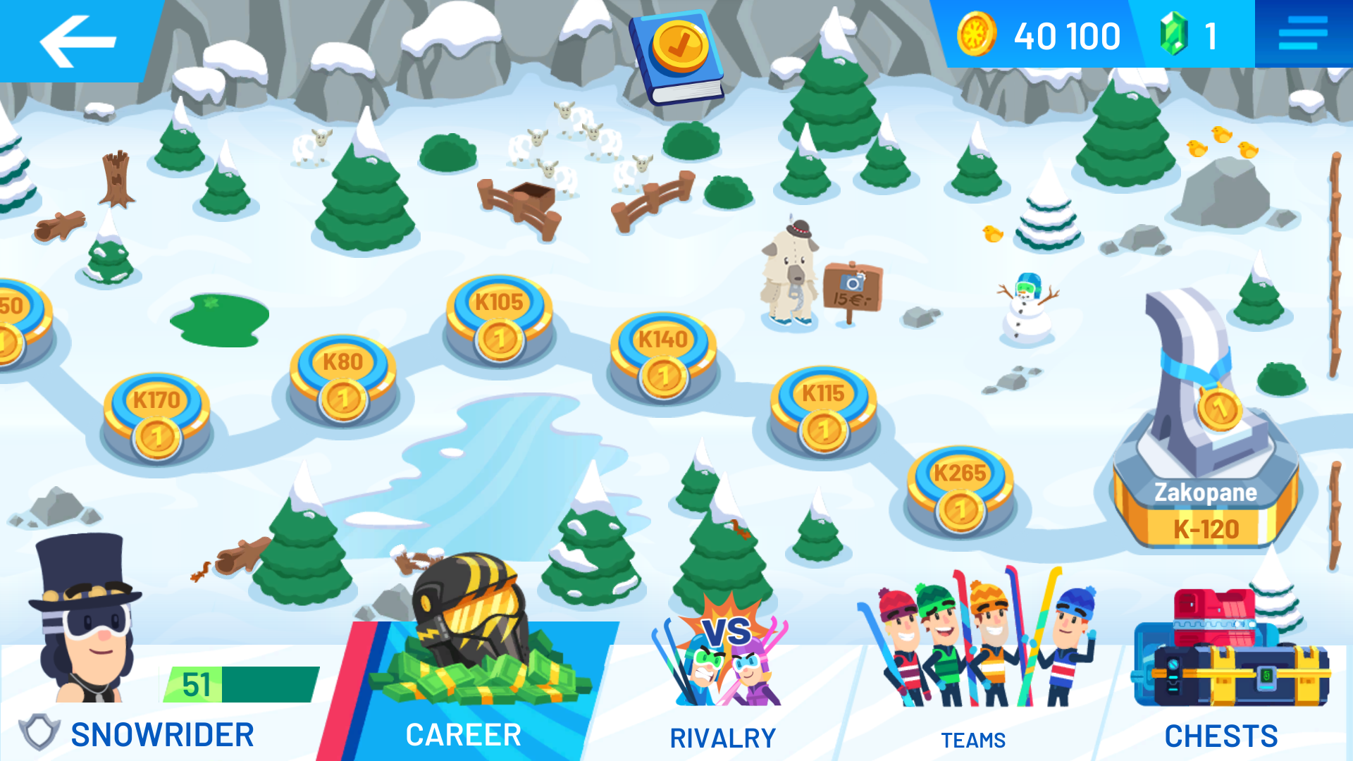 Ski Jump Challenge Game Screenshot