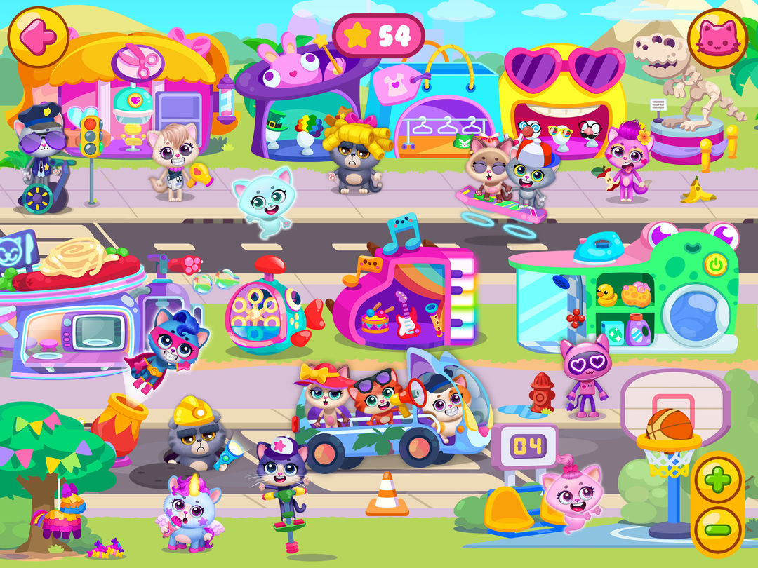Little Kitty Town screenshot game