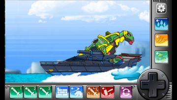 Dino Robot - Ninja Parasau Game Screenshot