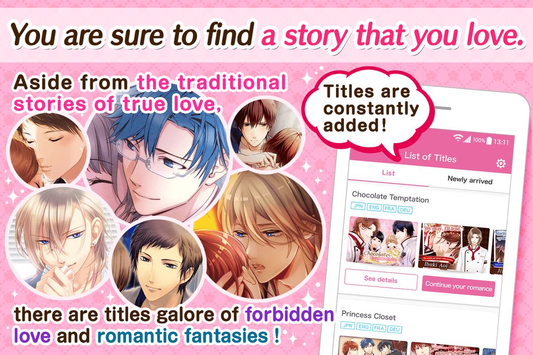 Screenshot of Love stories & Otome Games L.O.G.