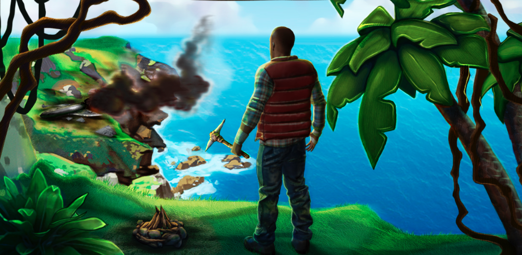 Banner of ហ្គេម Survival: Lost Island 3D 