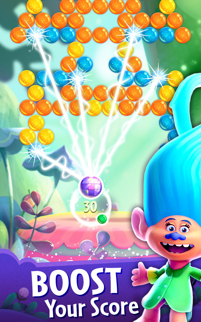 DreamWorks Trolls Pop - Bubble Shooter screenshot game